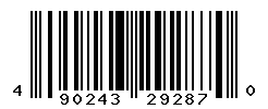 UPC barcode number 4902430292870