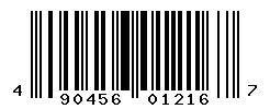 UPC barcode number 4904561012167