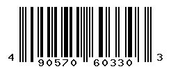UPC barcode number 490570603303