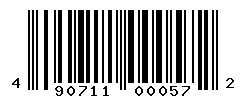 UPC barcode number 490711000572