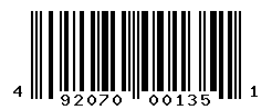 upc 492070001351 barcode image