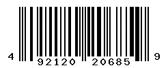 UPC barcode 492120206859