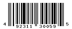 UPC barcode 492311300595