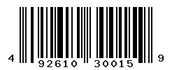 UPC 492610300159 barcode image
