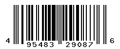 UPC barcode number 4954835290876