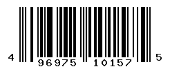 UPC barcode number 4969757101575