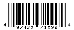 UPC barcode number 4974305710994