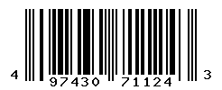 UPC barcode number 4974305711243