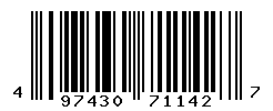 UPC barcode number 4974305711427