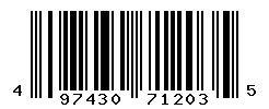 UPC barcode number 4974305712035
