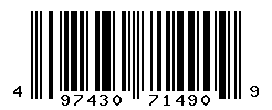 UPC barcode number 4974305714909