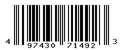 UPC barcode number 4974305714923