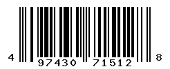 UPC barcode number 4974305715128