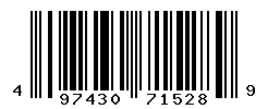 UPC barcode number 4974305715289