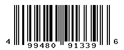 UPC barcode number 4994807913396