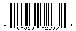 UPC barcode number 5000168023373