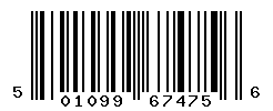 UPC barcode number 5010993674756