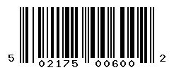 UPC barcode number 5021758006002