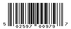 UPC barcode number 5025970009797