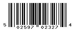 UPC barcode number 5025970023274