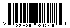 UPC barcode number 5029066043481