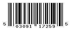 UPC barcode number 5030917172595