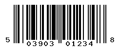 UPC barcode number 5039036012348