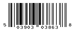 UPC barcode number 5039036038638