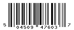 UPC barcode number 5045096476037