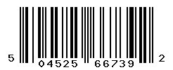UPC barcode number 5045252667392