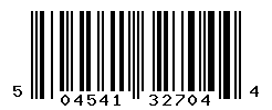 UPC barcode number 5045411327044
