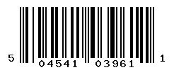 UPC barcode number 5045419039611