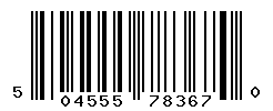 UPC barcode number 5045551783670
