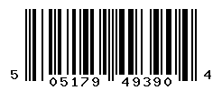 UPC barcode number 5051790493904