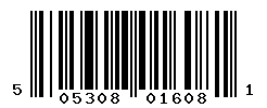 UPC barcode number 5053083016081