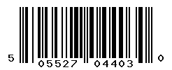 UPC barcode number 5055277044030