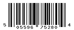 UPC barcode number 5055964752804
