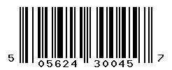 UPC barcode number 5056243300457