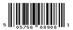 UPC barcode number 5057566089081