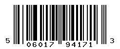 UPC barcode number 5060170941713