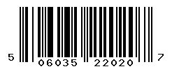 UPC barcode number 5060354220207