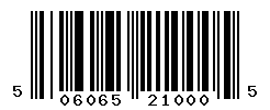 UPC barcode number 5060656210005