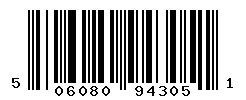 UPC barcode number 5060805943051