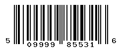 UPC barcode number 5099997855316