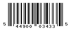 UPC barcode number 5449000034335