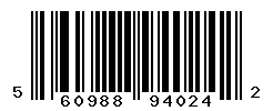 UPC barcode number 5609881940242