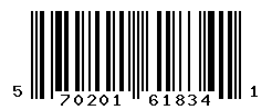 UPC barcode number 5702016618341