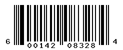 UPC barcode number 600142083284