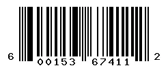 UPC barcode 600153674112