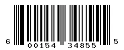 600154348555 barcode